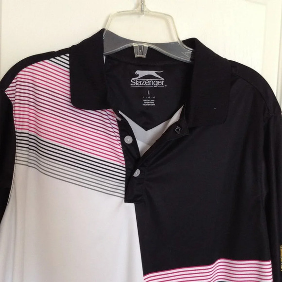 Slazenger The Coachella Cup Men's Polo Shirt Size L Short Sleeve Sports - Picture 2 of 9